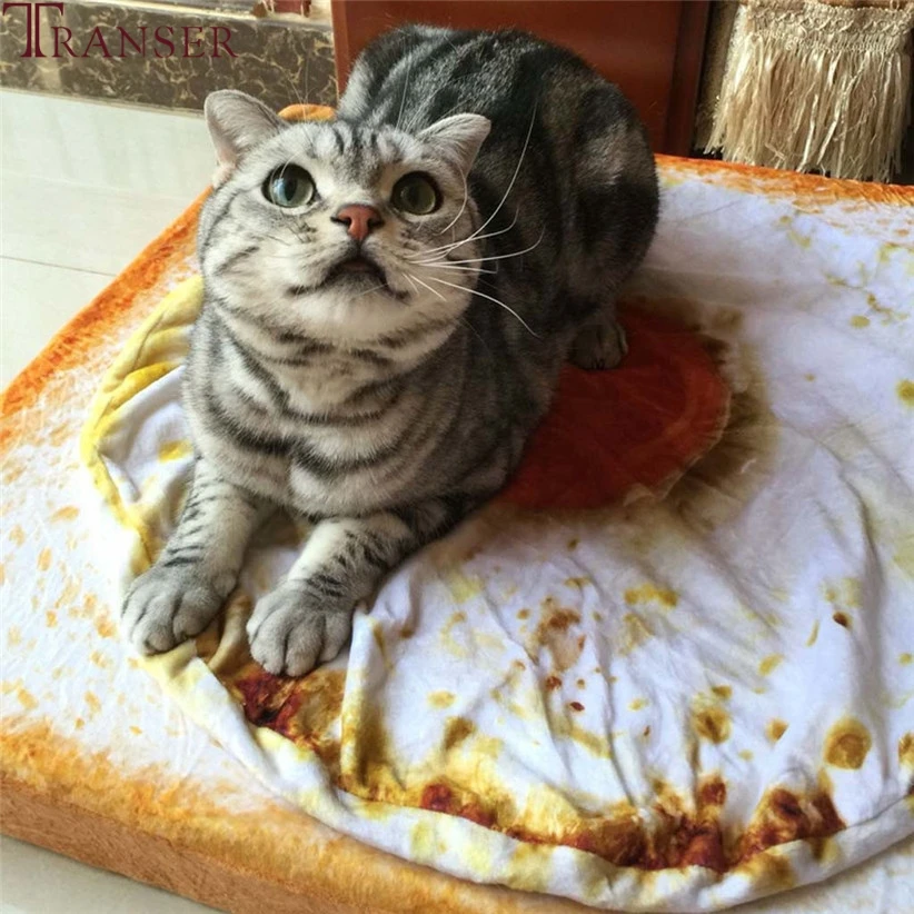 Transer 1 шт. плюшевые 3D жареные яйца круглый щенок коврик для домашних животных