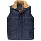 2020 зимние мужские жилеты, пальто, хлопковая Толстая теплая куртка без рукавов, пальто, повседневная мужская жилетка, флисовая армейская зеленая безрукавка, приблизительно 7XL