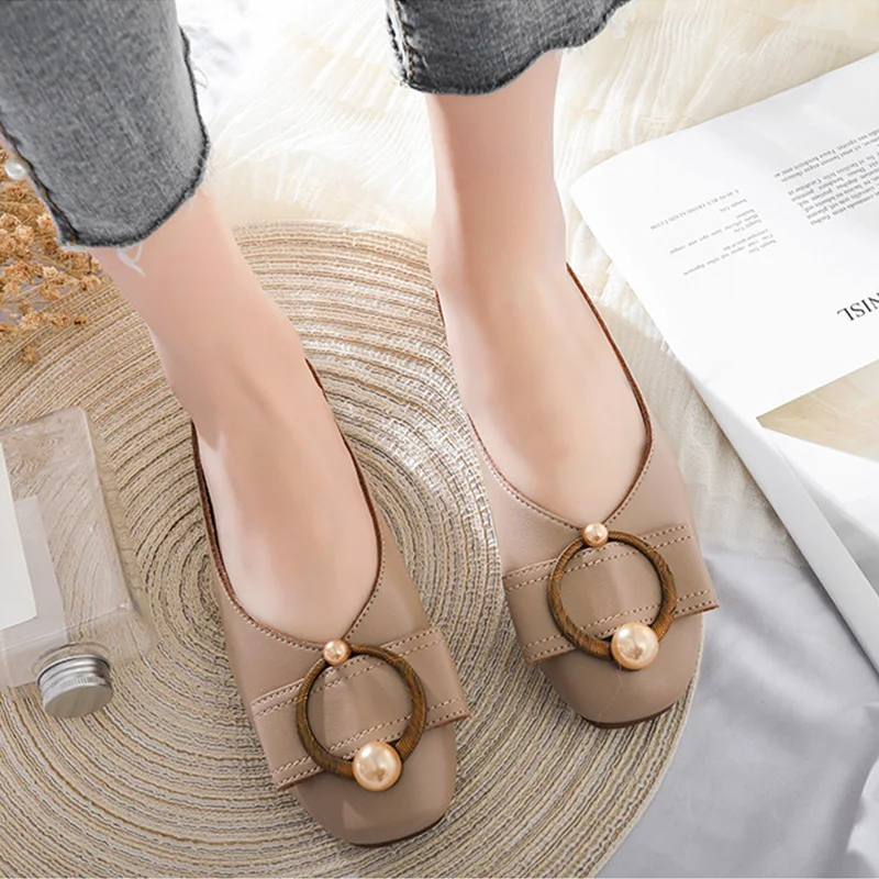 Весенняя обувь 2020 года Женская на плоской подошве Модные дизайнерские