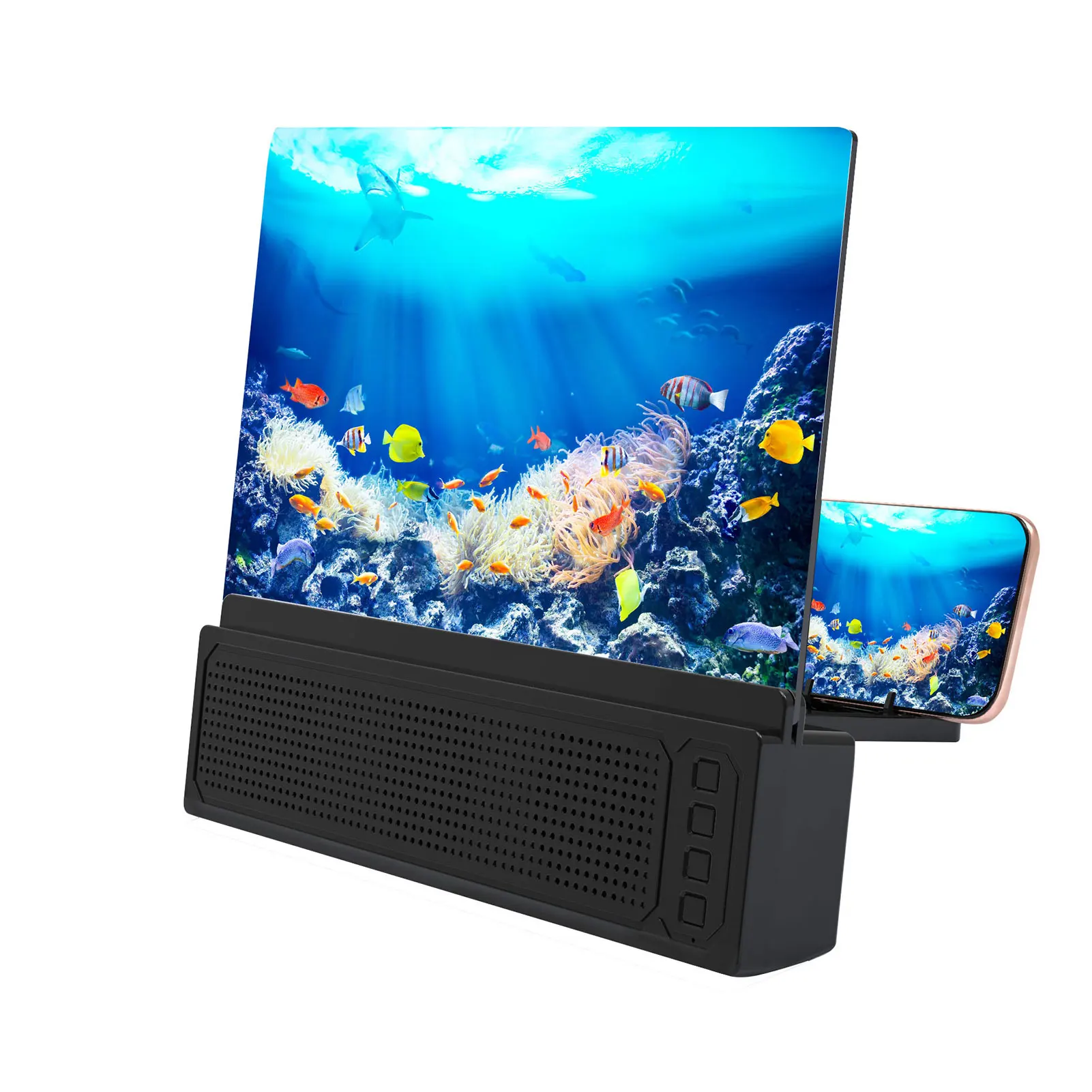 

Viugreum 3D Screen Amplifier Mobile Phone Screen Video Magnifier For Cell Phone Smartphone Enlarged Screen Phone Stand Bracket