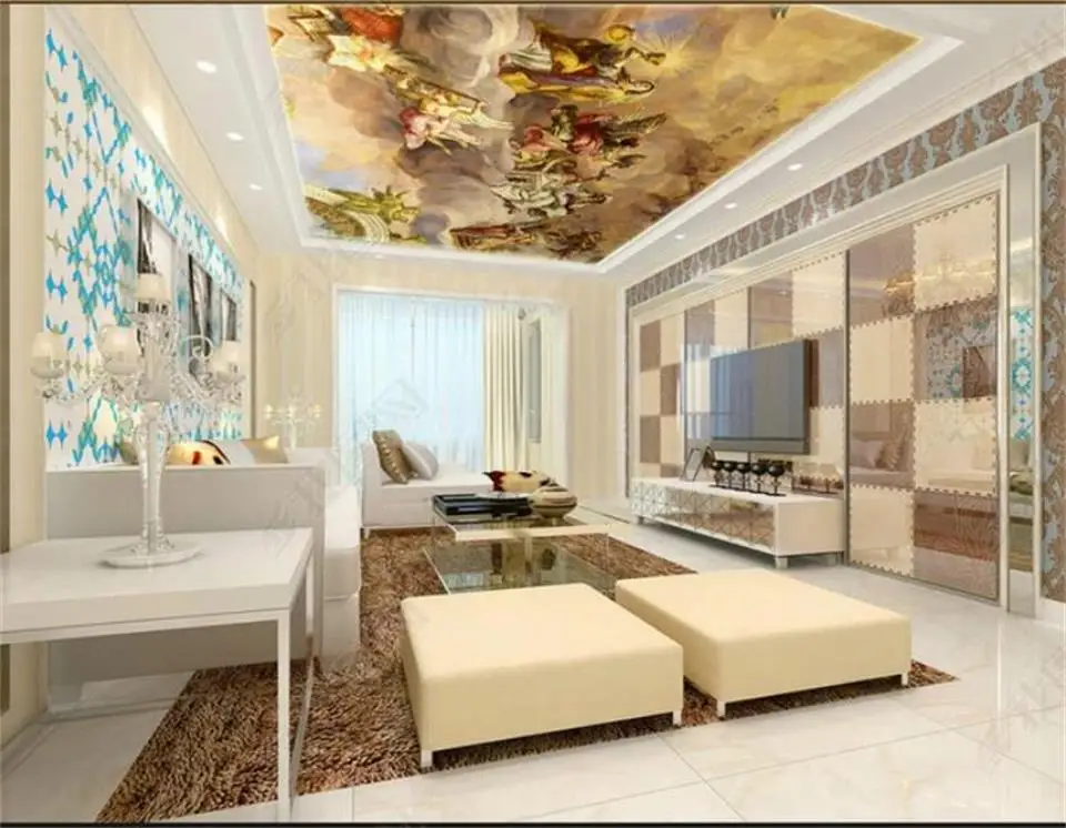 3d photo wallpaper custom living room ceiling mural Blessed Mother European style picture wall for | Обустройство дома