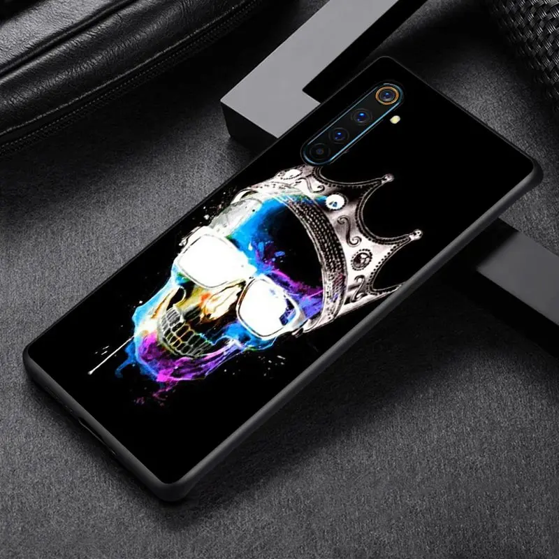 dj man antigas mask for oppo realme v15 x5 x3 x50 x7 x2 c17 c11 c3 c2 7 7i 6 6s 6i 5 narzo 20 pro black phone case free global shipping