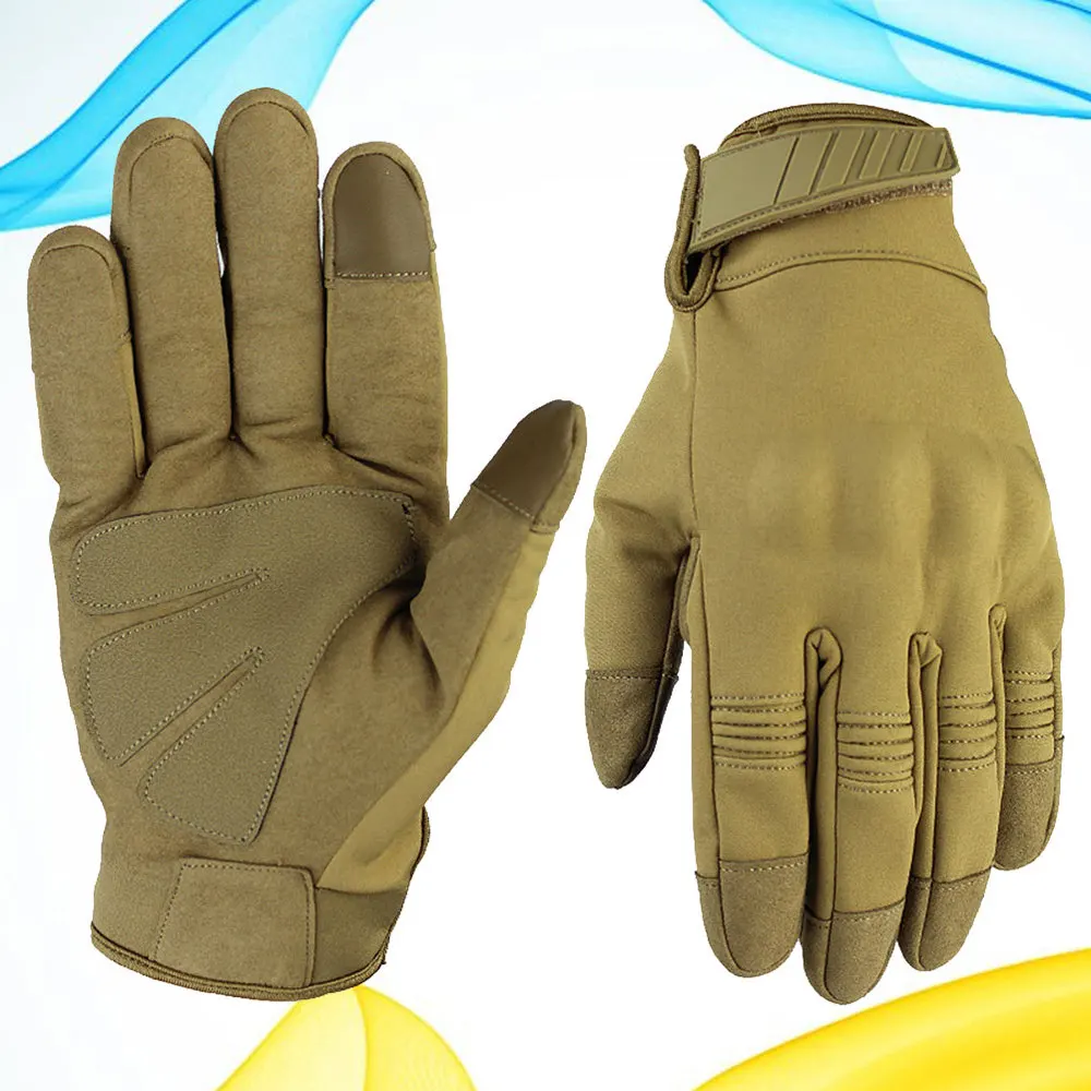 

1Pc Comfortable Outdoor Half-finger Sports Fitness Riding Hand Cycling for Men(Wolf Brown)