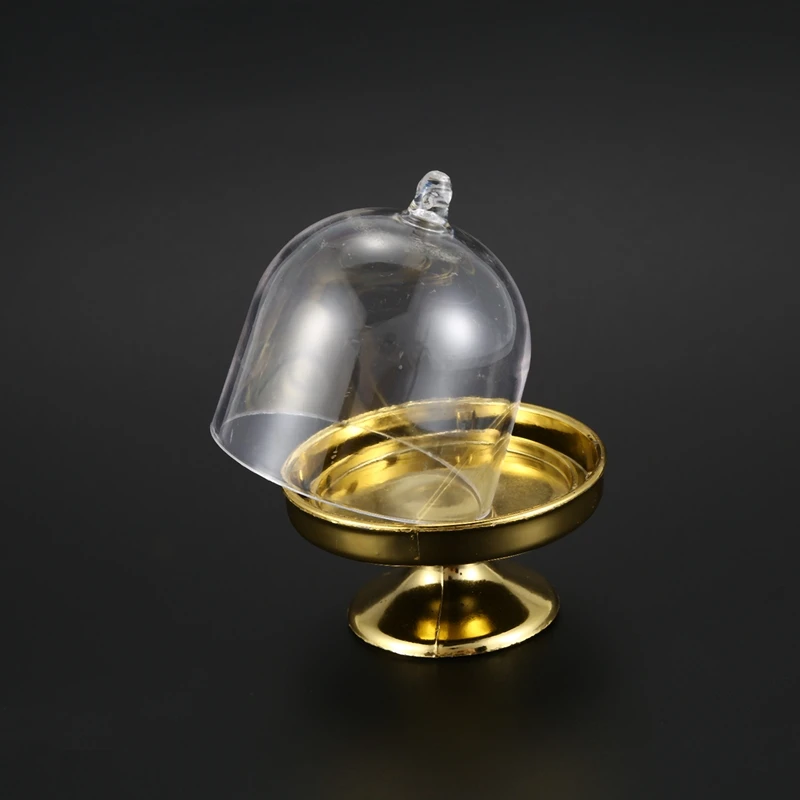 12x мини торт стенд кекс коробка Свадебная вечеринка пластиковая конфет золото |