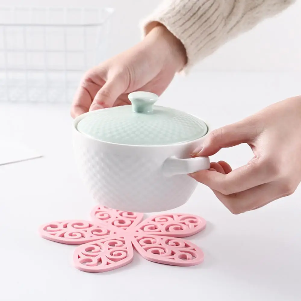 Подставка под кружку для напитков противоскользящие салфетки ТПР греющий коврик