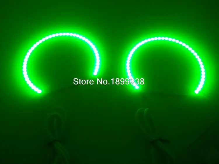 Для ford mustang 2010 2011 2012 светодиодный периметр кольца Фар halo многоцветный RGB ангел демон глаза