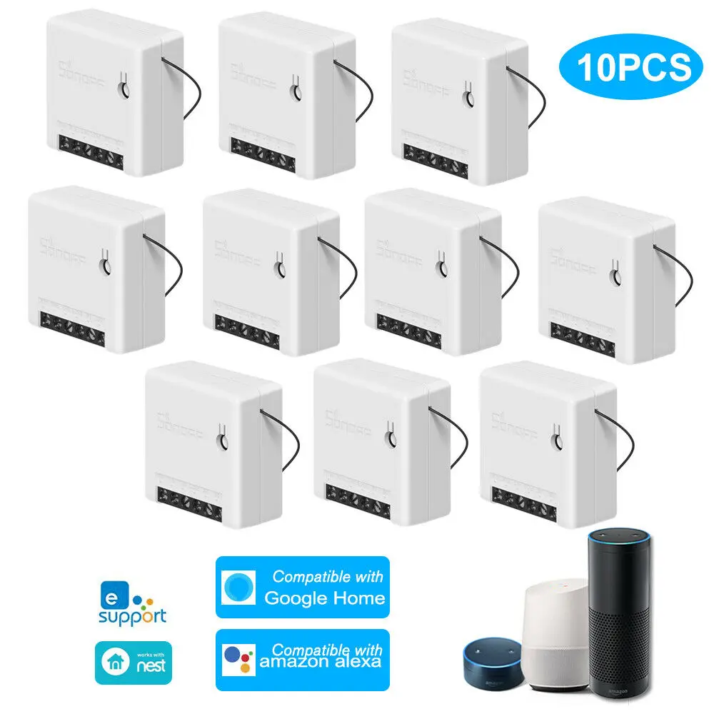 Itead Sonoff умный пульт дистанционного управления Wifi переключатель Diy таймер беспроводной переключатель, Sonoff S20 ЕС умная WiFi розетка, умный дом 10A/2200 Вт