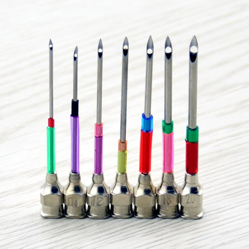 

5pcs/set Metal Embroidery Stitching Punch Needle Handmade Needlepoint Kits Sewing Tool Set With Tube For DIY