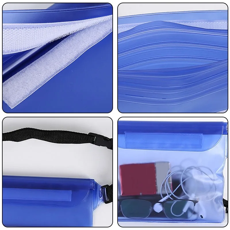 

Waterproof Swimming Bag Ski Drift Diving Shoulder Waist Pack Bag Underwater Mobile Phone Bags Case Cover For Beach Boat Sports