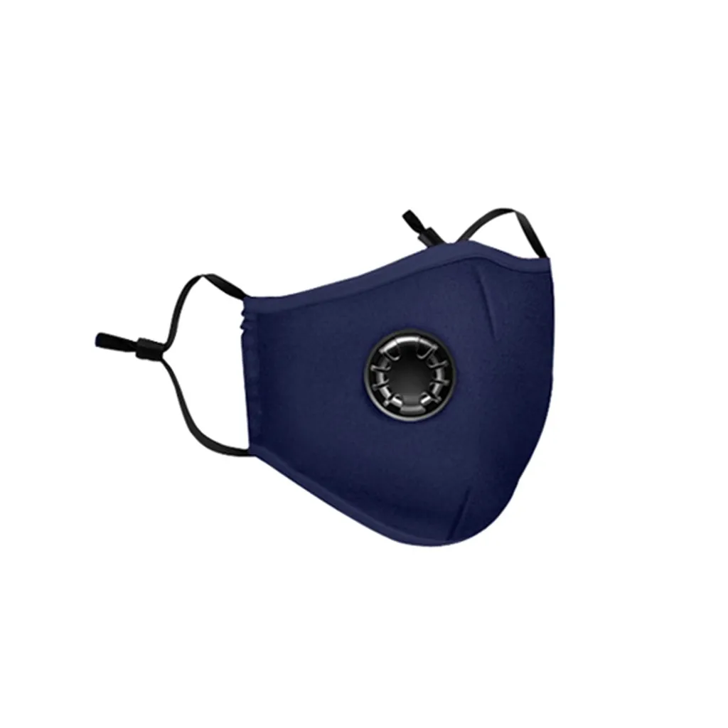 Хлопковая маска для лица с фильтром Pm2.5 очистки воздуха # H30 моющаяся Пылезащитная