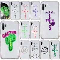 cactus jack phone case transparent for samsung galaxy a71 a21s s8 s9 s10 plus note 20 ultra