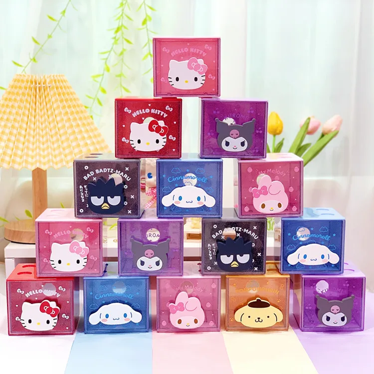 

Прозрачная коробка для хранения украшений Kuromi Kitty Mymelody Cinnamorol