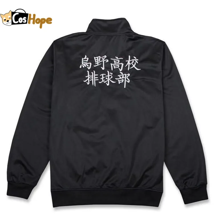 Haikyu Косплей Karasuno Shoyo Hinata спортивная мужская куртка Джерси волейбол с длинным