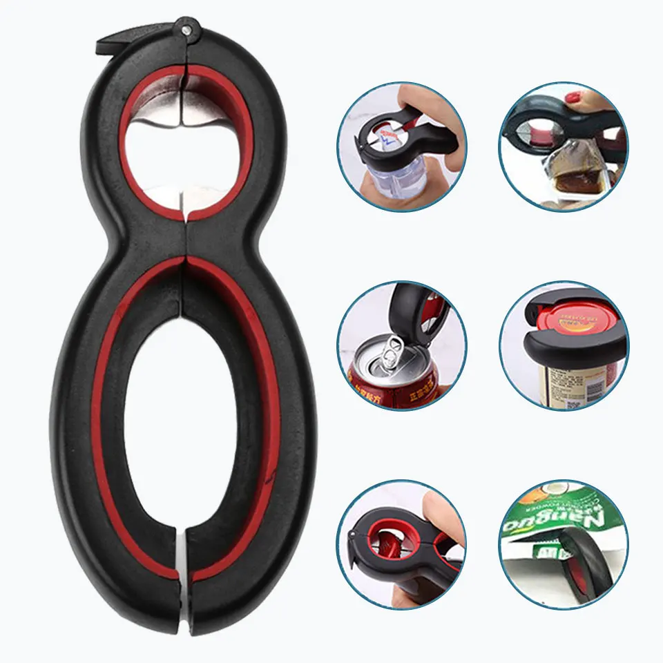 

6 в 1, многофункциональная открывалка для детской банки