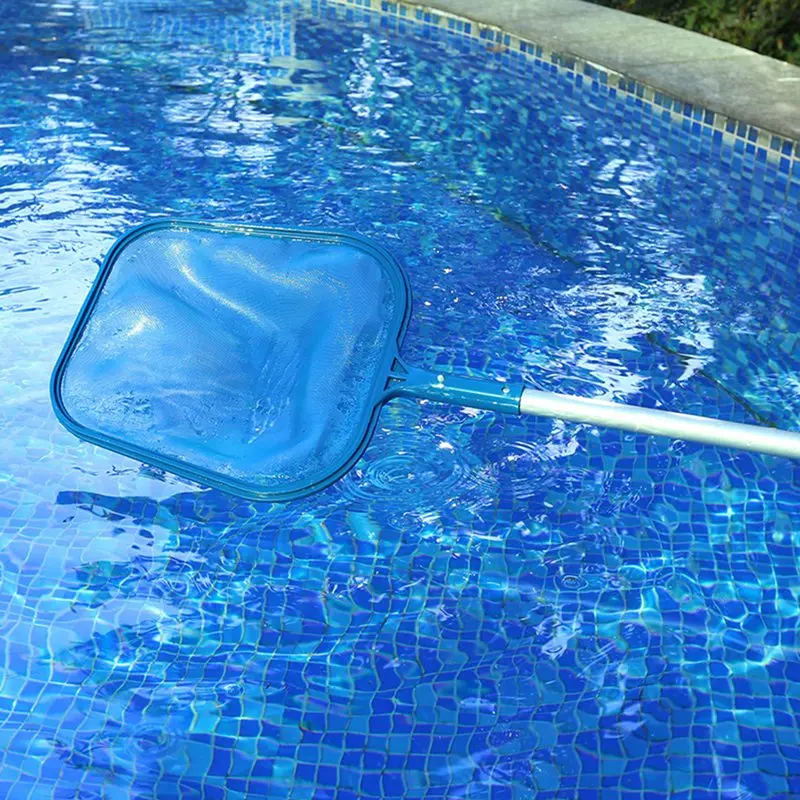 

Water Fishing ABS Net Swimming Pool Shallow Deep Spa Hot Tub Leaf Skimmer Rake Mesh Frame Cleaning Net Swimming Pool Tools