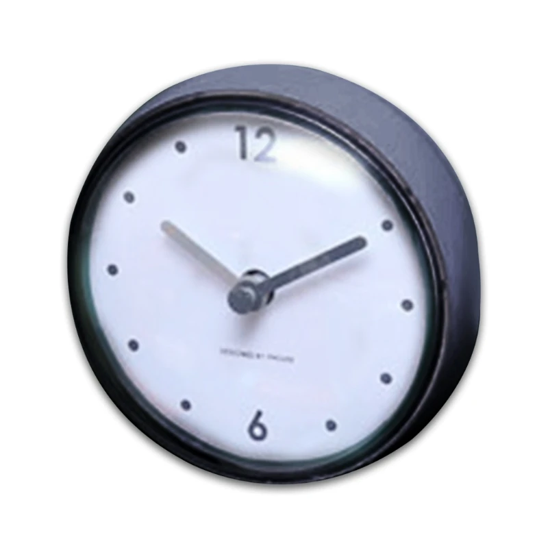 

Bathroom Waterproof Wall Hanging Suction Cup Clock Simple Design Wall Watch