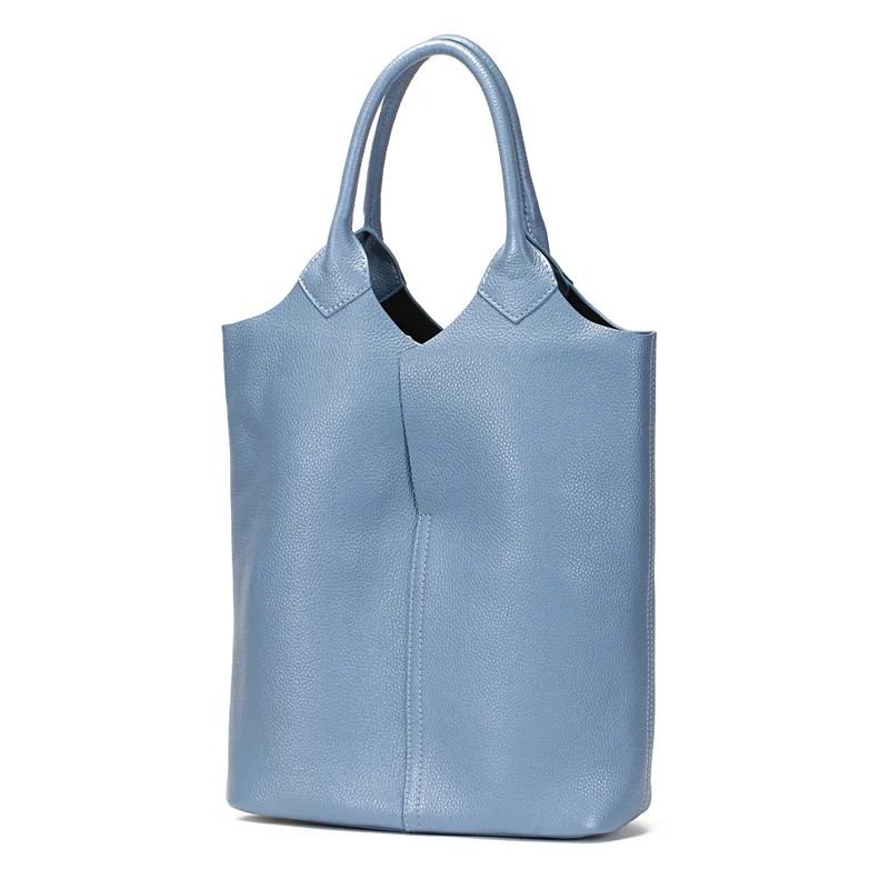 

High Capacity Women's Fashion Bag Genuine Leather Large Ladies Hand Bags Cowhide Purses and Handbags Luxury Designer 2020 New