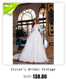 Vivian's Bridal блестящая вуаль свадебное платье кружева с высоким воротником, со стразами Иллюзия сетки Бисероплетение кисточкой Принцесса фантазия Свадебное бальное платье