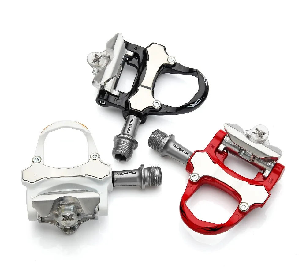 

235g Magnesium Alloy Road Bicycle Clipless Pedal With 2 Pairs Look Keo Compatible Cleats Self Locking Pedal