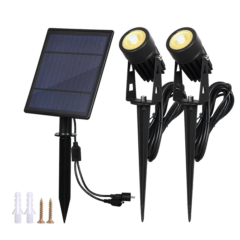 Водонепроницаемый Ip65 наружный садовый светодиодный солнечный светильник супер