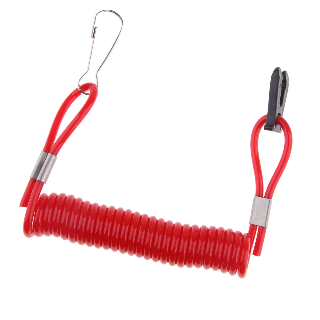 

Outboard Kill Switch Key Ignition with Lanyard for Suzuki Boat Engine -Red