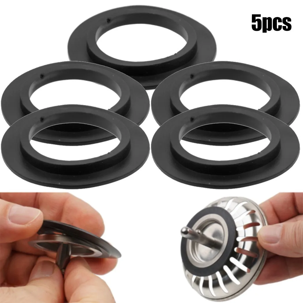 

5pcs Rubber Seal Rubber Washer Gasket For Franke Basket Strainer Plug For 78 79 80 82 83mm Sink Drainer Gasket