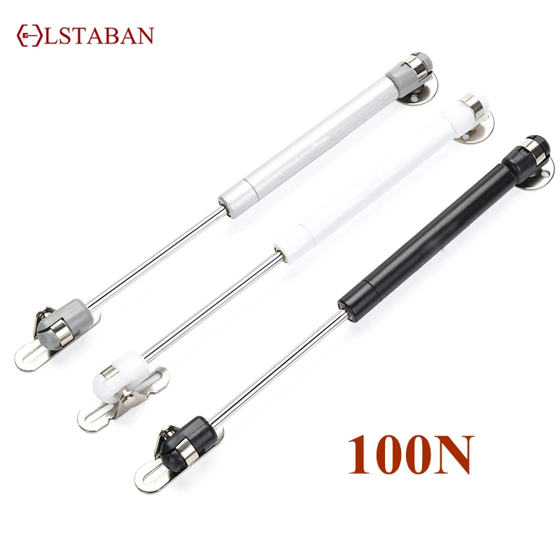 

100N 10kg Cabinet Hinges Furniture Gas Spring Kitchen Cupboard Door Lift Support Lid Stays Soft Close Open Cabient Hardware