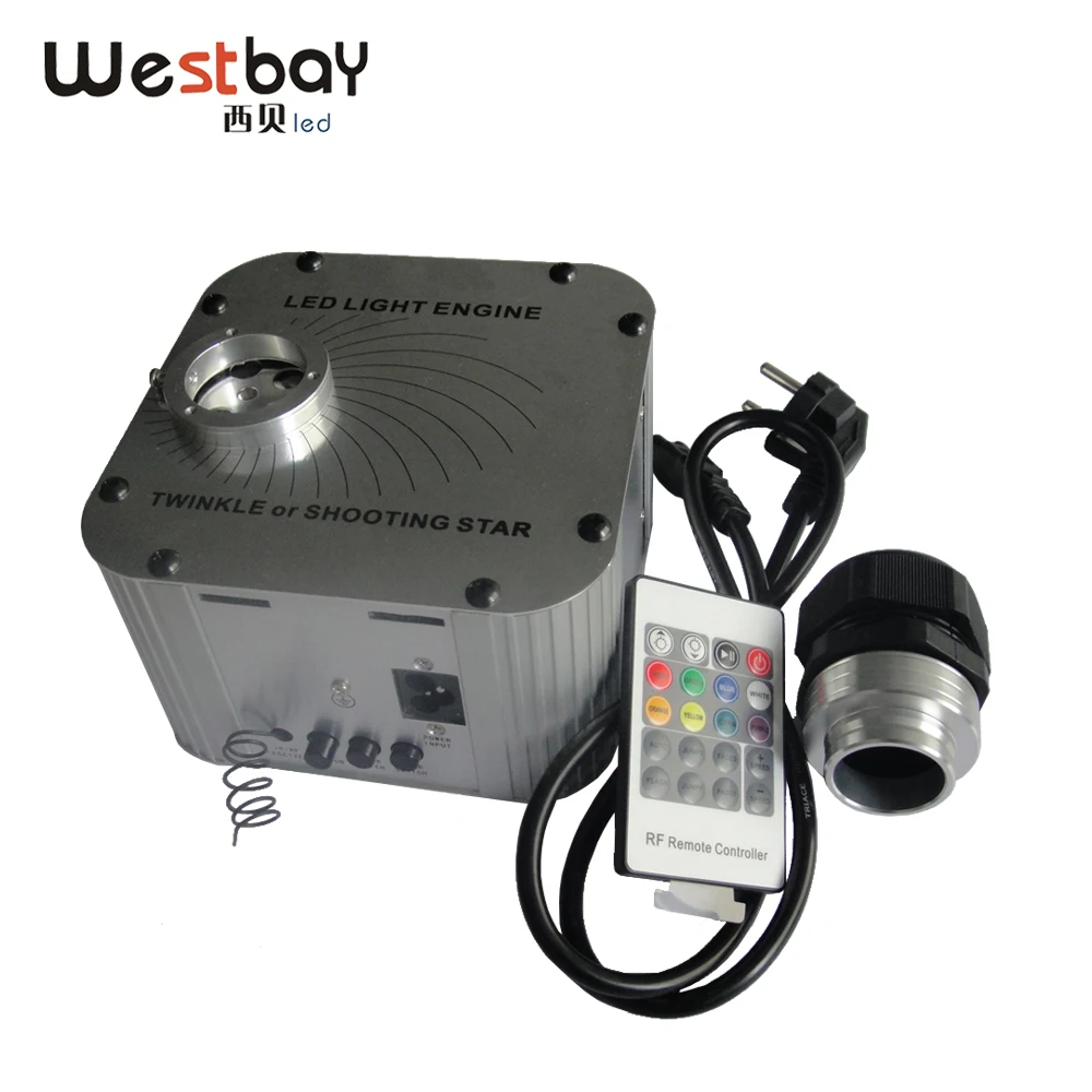 Starry Sky 27W 220V Twinkle Star LED Light Engine Optical Fiber Ceiling Stars without optic fiber+20key RF Remote Control | Лампы и
