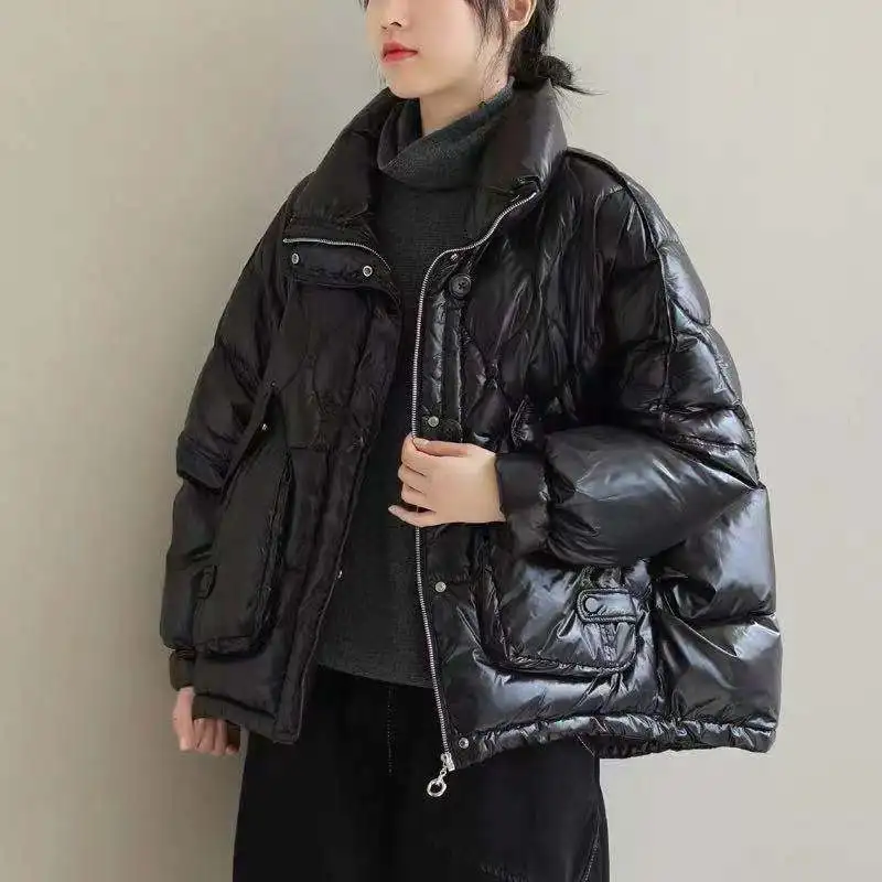 

2020 new autumn and winter short down jacket women small loose European bread clothes fashion thick coat trend