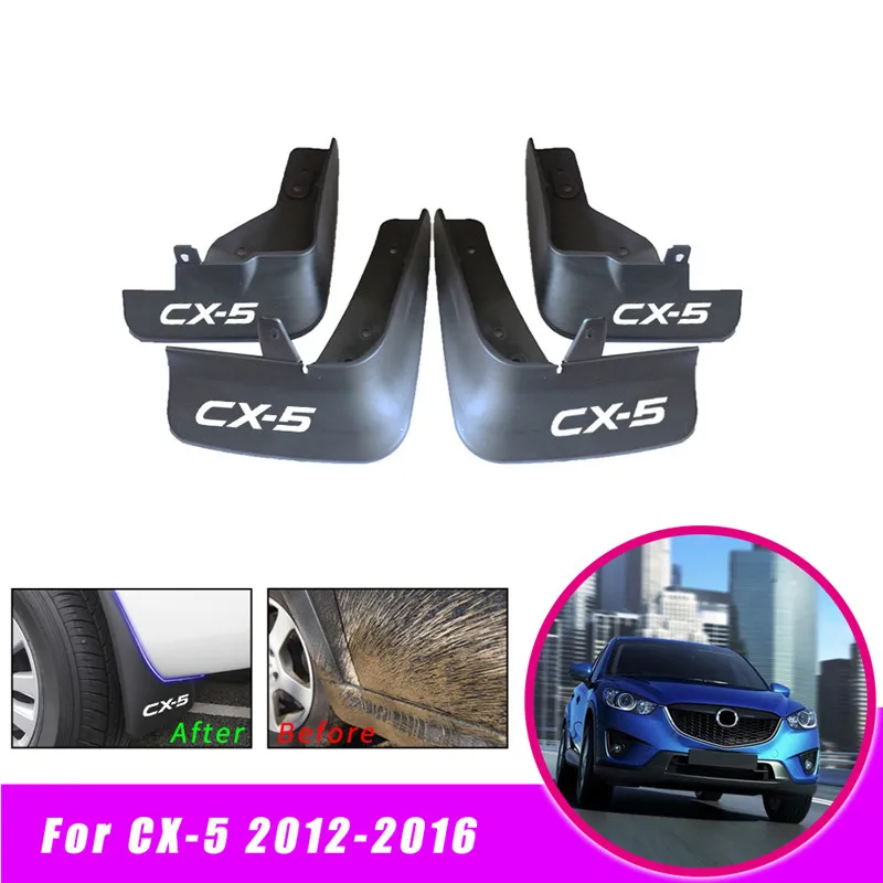 

Car Rear Front Mud Flaps Fender Flares Splash Guards Mudguards for Mazda CX-5 CX5 2012 2013 2014 2015 2016