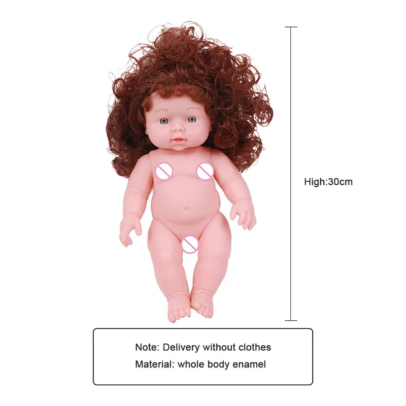 30/41 см новорожденный Детские моделирования куклы Мягкие Детские Reborn Baby Doll игрушка мальчик девочка эмулированный куклы для детей, подарок на день рождения, Рождество, Декор - Цвет: H3 (30CM)