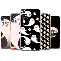anime cute hu tao claer phone case for samsung galaxy a52 a51 a50 a72 a71 5g a91 a12 a22 a32 a41 a31 a21s a02 a02s cover shell