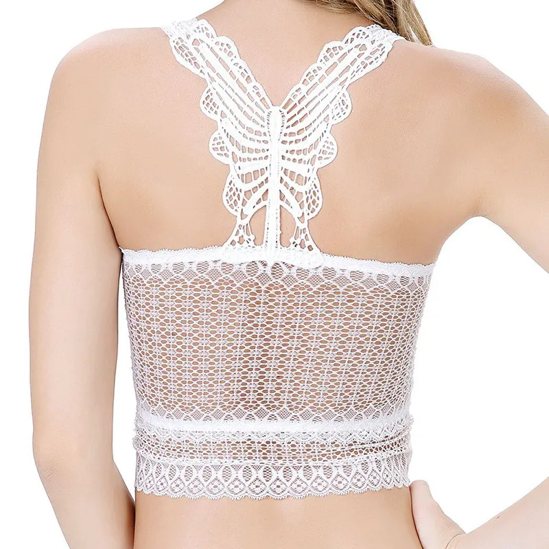 Женская кружевная однотонная кофта с широким плечевым ремнем и