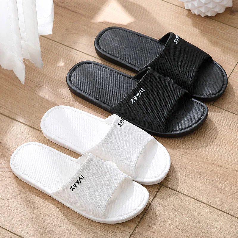 

flat Japanese Slippers ladies Summer Soft Home Guest Bathroom Loafers Men Slipper Bathing Indoor Sandals Slipper Non-slip shoes