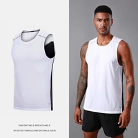 men sports tank tops bodybuilding muscle quick dry top vest sleeveless singlet close fitting cotton vest man clothes wholesale