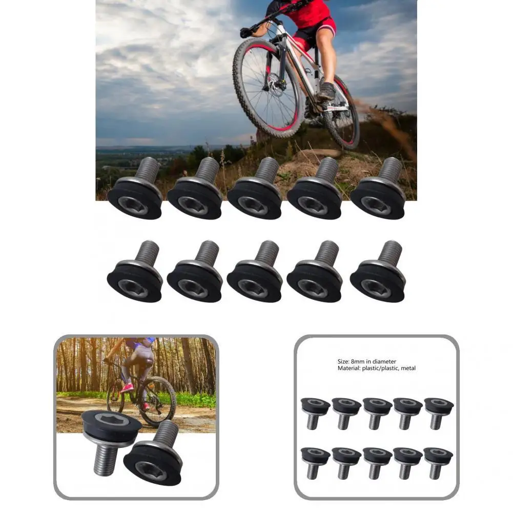 

Mini 10Pcs Useful Plastic Flip Top Screw Lightweight Plastic Screw Wear-resistant for Workshop