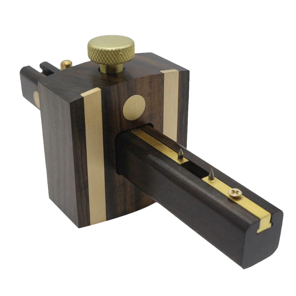 20 см Деревянный маркер врезной закаленный латунный скребок