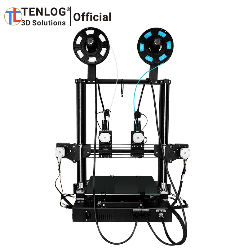 Новый TENLOG TL D3 PRO с TMC2208 независимый двойной экструдер полностью закрытый корпус