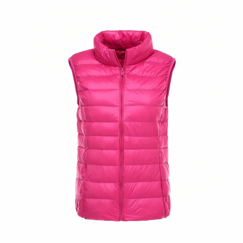 

Women Sleeveless Vest Winter Warm Down Jacket Female Vests Sleeveless Short Down Coats Waistcoat Plus Size 3XL