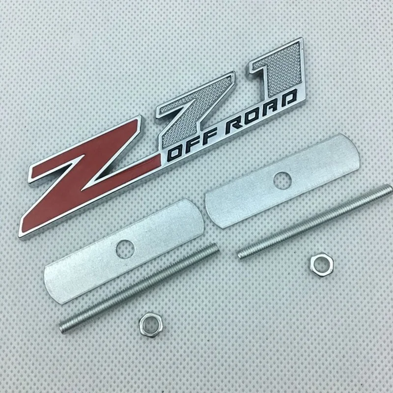 

Z71 Off-Road Car Front Grille Rear Emblem Door Fender Sport Badge Sticker Decal for GMC Chevy Assessoires