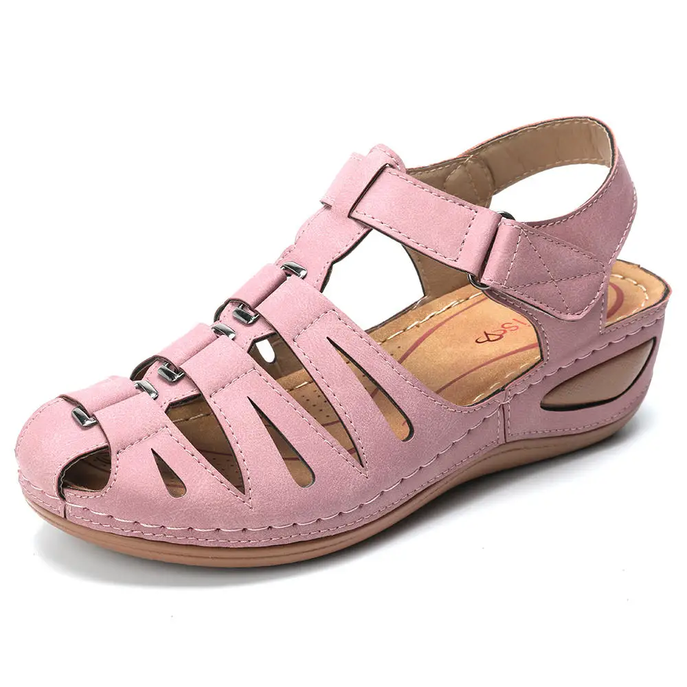 Гладиаторские Сандалии на танкетке сандалии с ремешками лодыжках лето