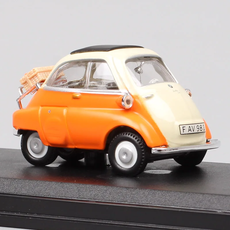 Cararama мини-юбка для девочек Классические 1/43 весы Isetta 250 microcar пузырь машины литые
