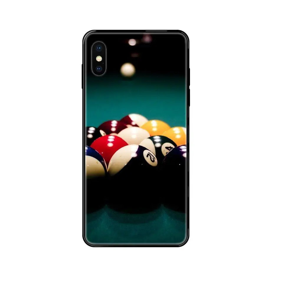 Bright Colorful Billiards Ball Simple Style Sports For Galaxy S20 S10e S10 S9 S8 S7 S6 S5 edge Lite Plus Ultra Discount Youth images - 5