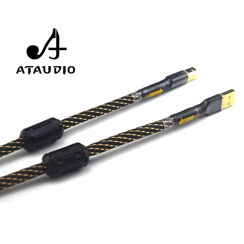 ATAUDIO Hifi USB-кабель высокого качества тип A к Тип B Дата-кабель для DAC E30 D90 A90 |