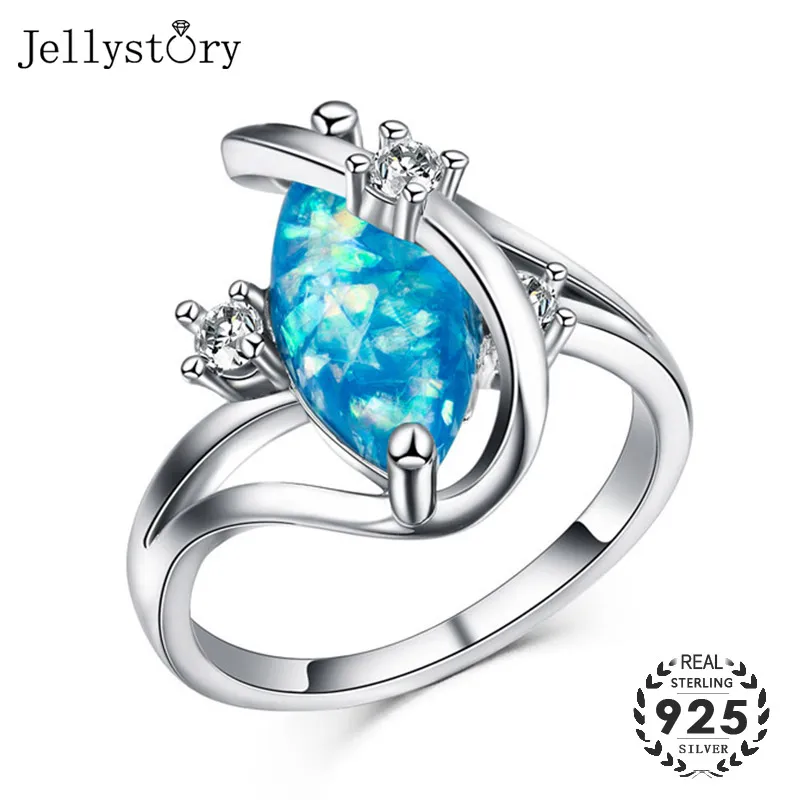 Jellystory Мода 925 серебряные ювелирные изделия кольцо с овальные рамки для картин