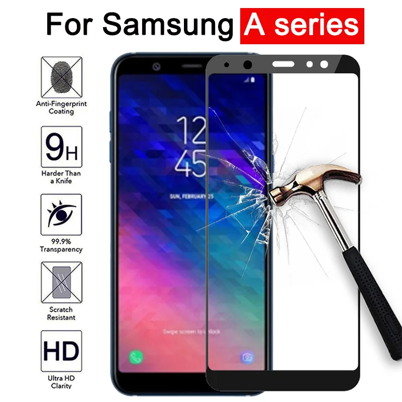 

Protective Glass For Samsung A5 A3 A6 Plus A8 Tempered Glass Screen Protector On Galaxy 3a 5a 6a 8a A 5 6 8 glas