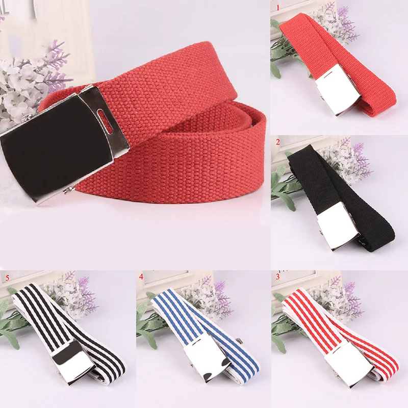 

Women Men Canvas Belt women's belt fashion double ladies canvas long belt Punk Jeans Waist Belt For Pants Accessories