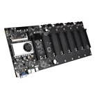 BTC-T37 добыча материнская плата Процессор набор 8 PCIe 16X Miner видео карты слот DDR3 устройство чтения карт памяти адаптер VGA Интерфейс блок питания ATX 24PIN для шахтер
