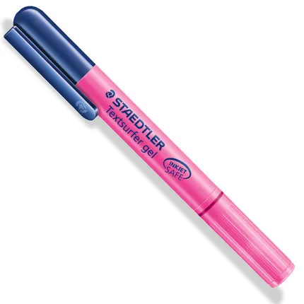 Розовый 5 шт STAEDTLER 264 цветной хайлайтер ротационная губная помада дизайн Твердый хайлайтер чернила заправка канцелярские принадлежности офисные школьные принадлежности - Цвет: Розовый