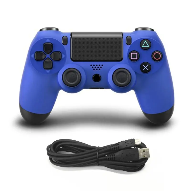 USB проводной контроллер для PS4 Геймпад Play Station 4 Игровые колодки консоль джойстик - Цвет: Синий